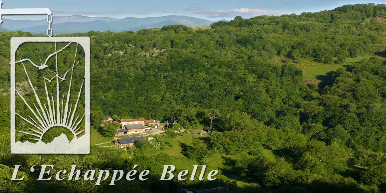 L'Echappee Belle Bed and Breakfast Lacourt Exteriör bild